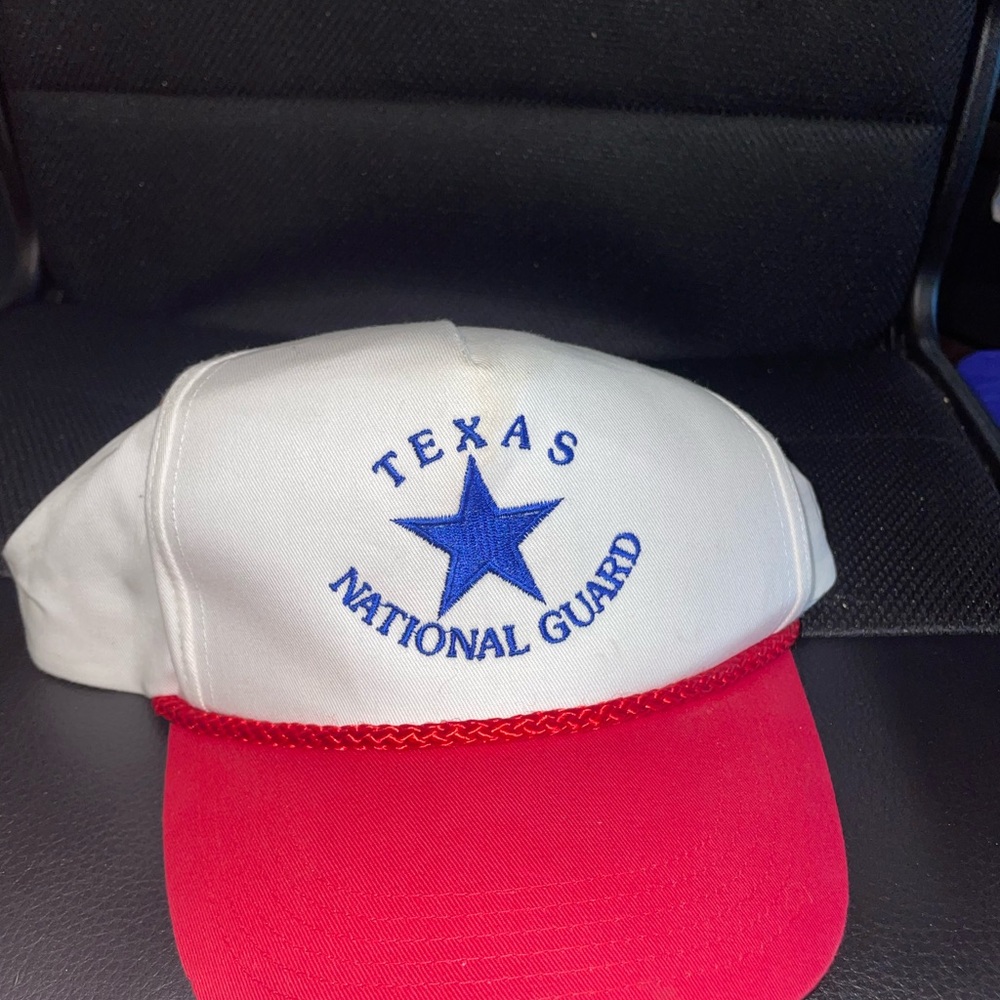 Texas National Guard Rope Hat - Red and White